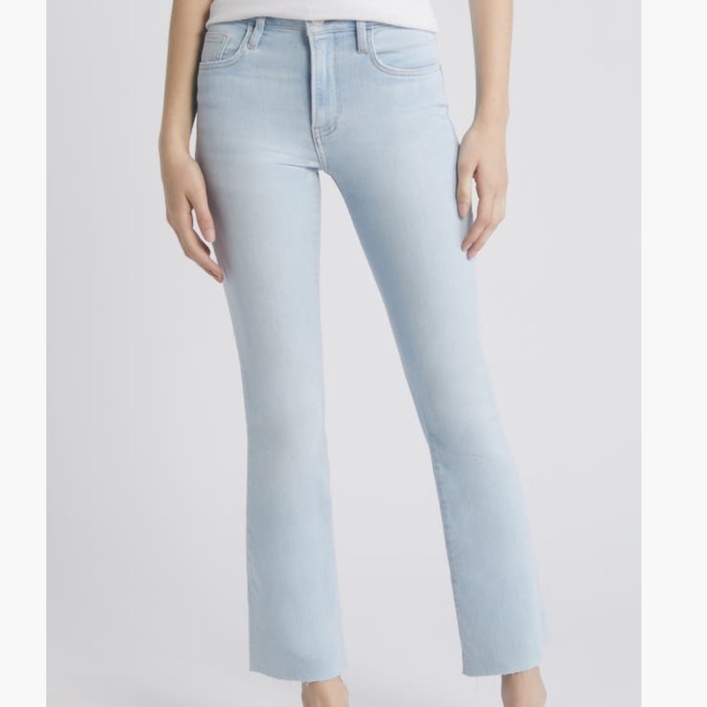 Frame Le Crop Mini Boot Jeans in Tropic Wash Size 26